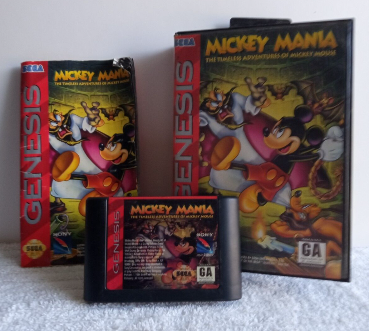 Mickey Mania: The Timeless Adventures of Mouse - Sega Genesis - | eBay