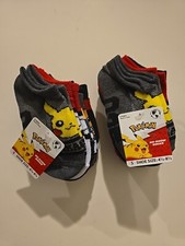 Pokemon Socks Boys No Show Small 4 1/2-8 1/2Total of 18 Pair NWT 2 Packs Of 6