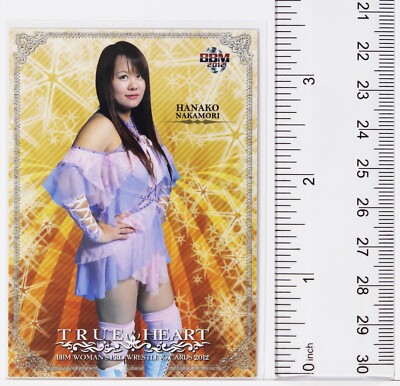 HANAKO NAKAMORI - 2012 BBM Women's Pro-Wrestling Trading Card | eBay