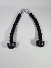 Pull down Rope Single Grip Tricep Bicep Exercise Attachment for Cable Machines