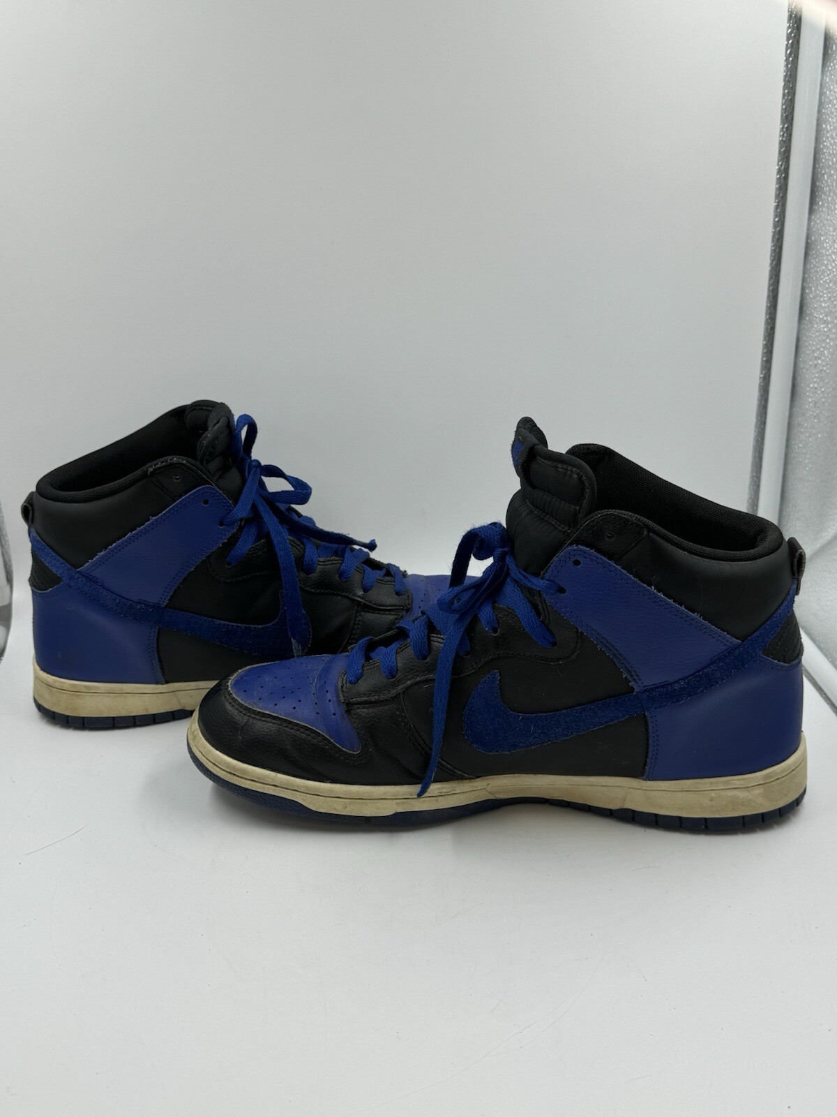 NIKE DUNK HIGH 2012 BLACK/OLD ROYAL-WHITE 317982 049 SZ 11
