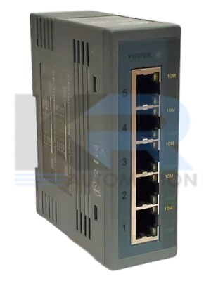 TESTED ICP DAS NS-205 Unmanaged 5-Port Industrial Ethernet Switch 10/100 Mbps