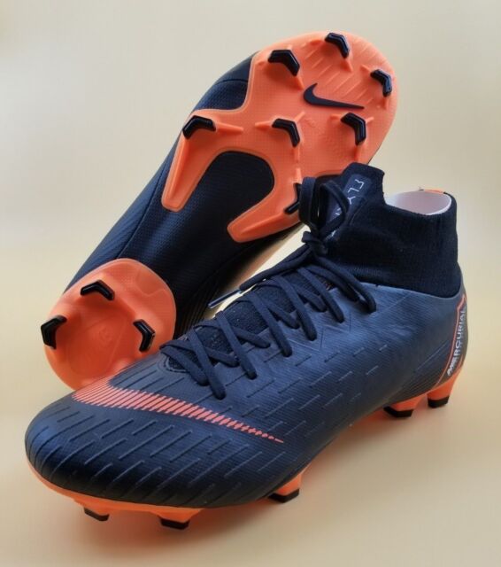 nike mercurial black and orange