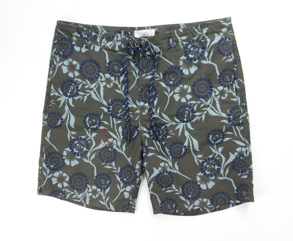 nitraid - neet　nitraid  forest surf shorts NWD MENS SURFSIDE FOREST NIGHT BATIK PRINT BOARD SHORTS SIZE