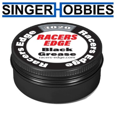 RACERS EDGE RCE3020 Black Grease (8ml) in Black Aluminum Tin w/ Screw On Lid HRP