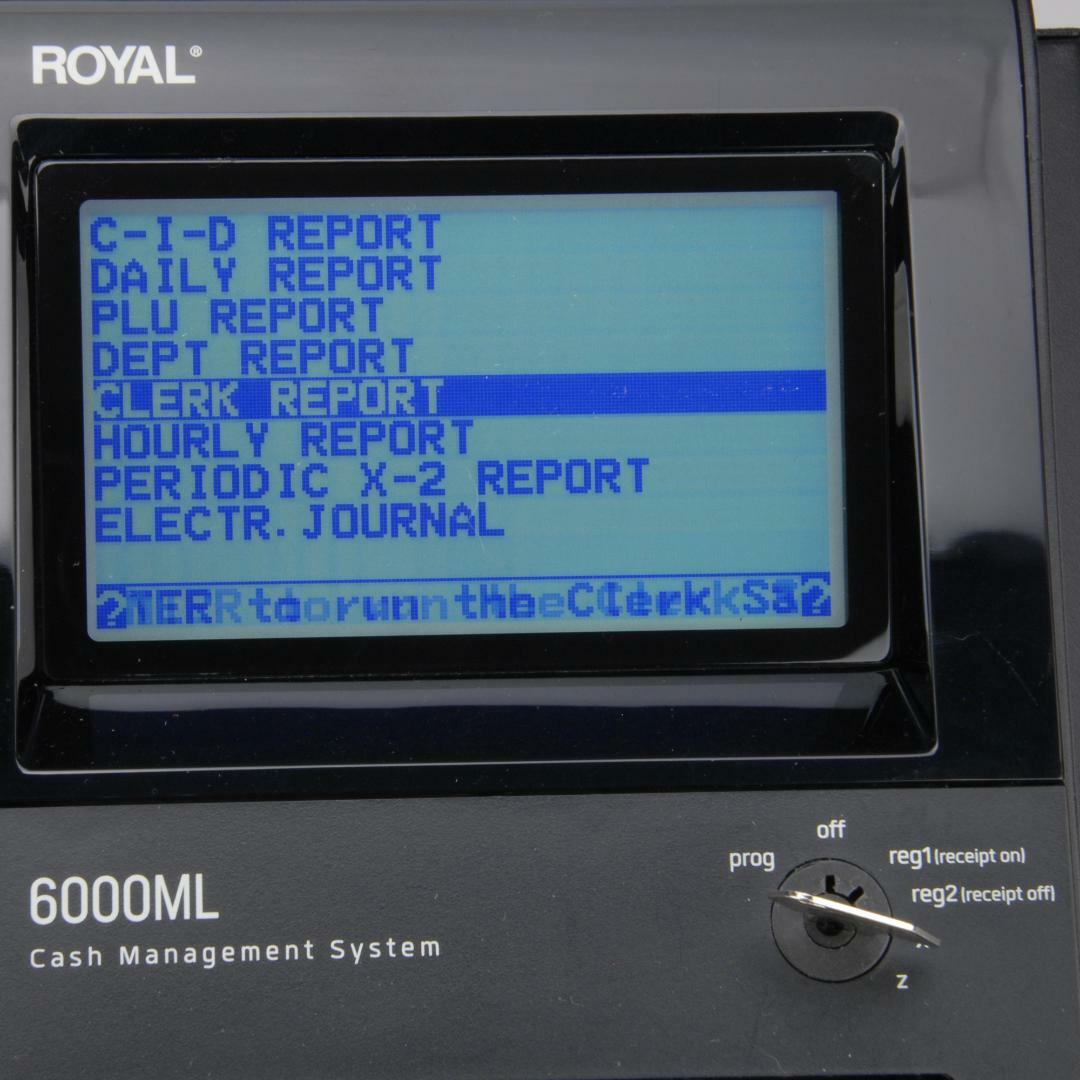 Royal 6000ML, Royal Alpha 6000ML Cash Register Black eBay