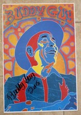 Buddy Guy Blues Signed Autographed Poster Lithograph 13x19 BAS Certified #5