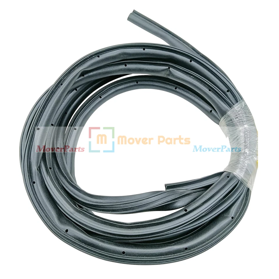 5 Meter Cab Door Weatherstrip Rubber Seal & Door Glass Trim Seal for Hyundai - Image 2 of 2