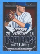 2014 Panini Prizm Perennial Draft Picks Draft Class #34 Scott Blewett Royals