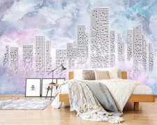 3D Building 858NA Wallpaper Wall Murals Wall Paper Wall Print Decal Mural Fay