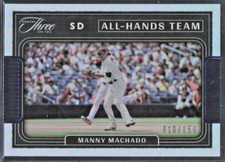 2022 Panini Three and Two All-Hands Team /150 #AHT-9 Manny Machado - Padres MINT