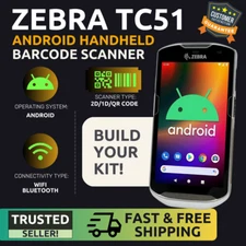 ✅Zebra TC51 Android Handheld 2D/1D/QR Code Barcode Scanner, Google Play!🔥⭐