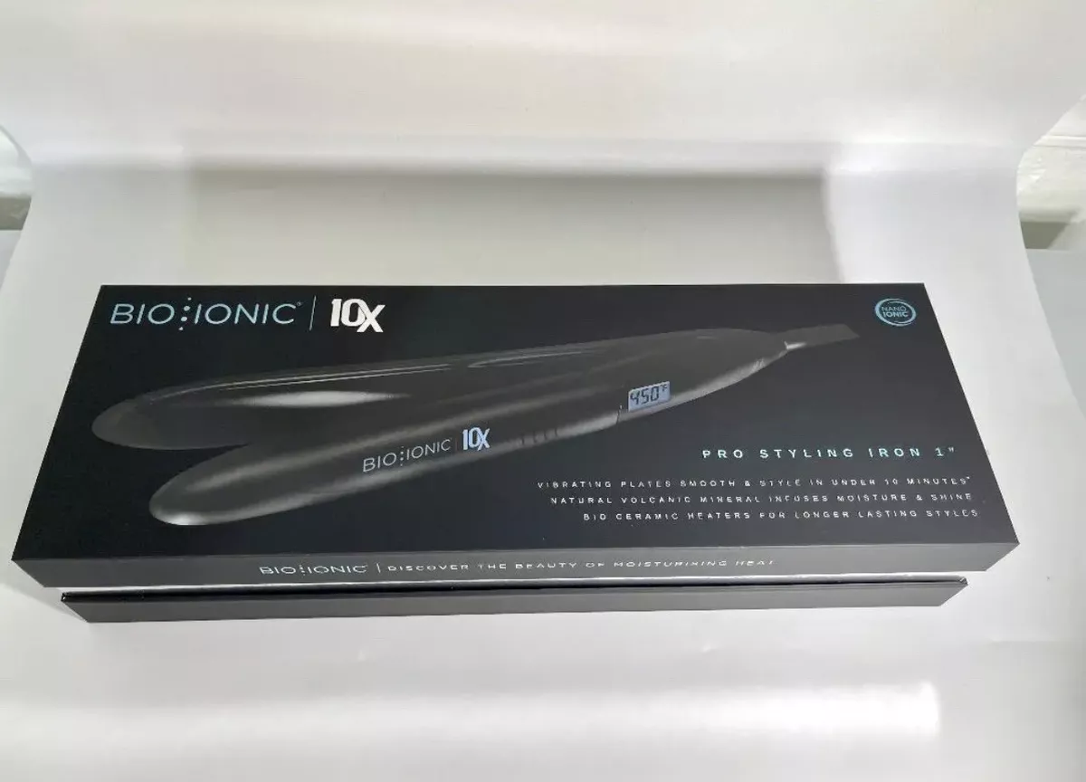 Bio ionic 10x clearance flat iron ebay