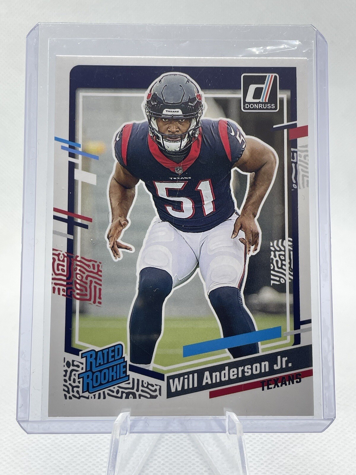 2023 Donruss Football Will Anderson Jr. Rated Rookie No. 342 Texans