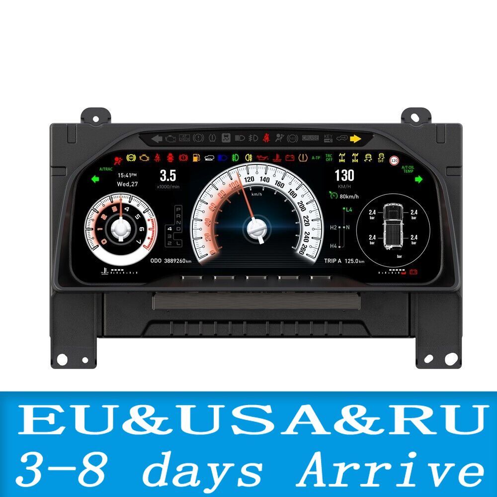 For Toyota Land Cruiser LC70 2007-2024 LCD Digital Cluster