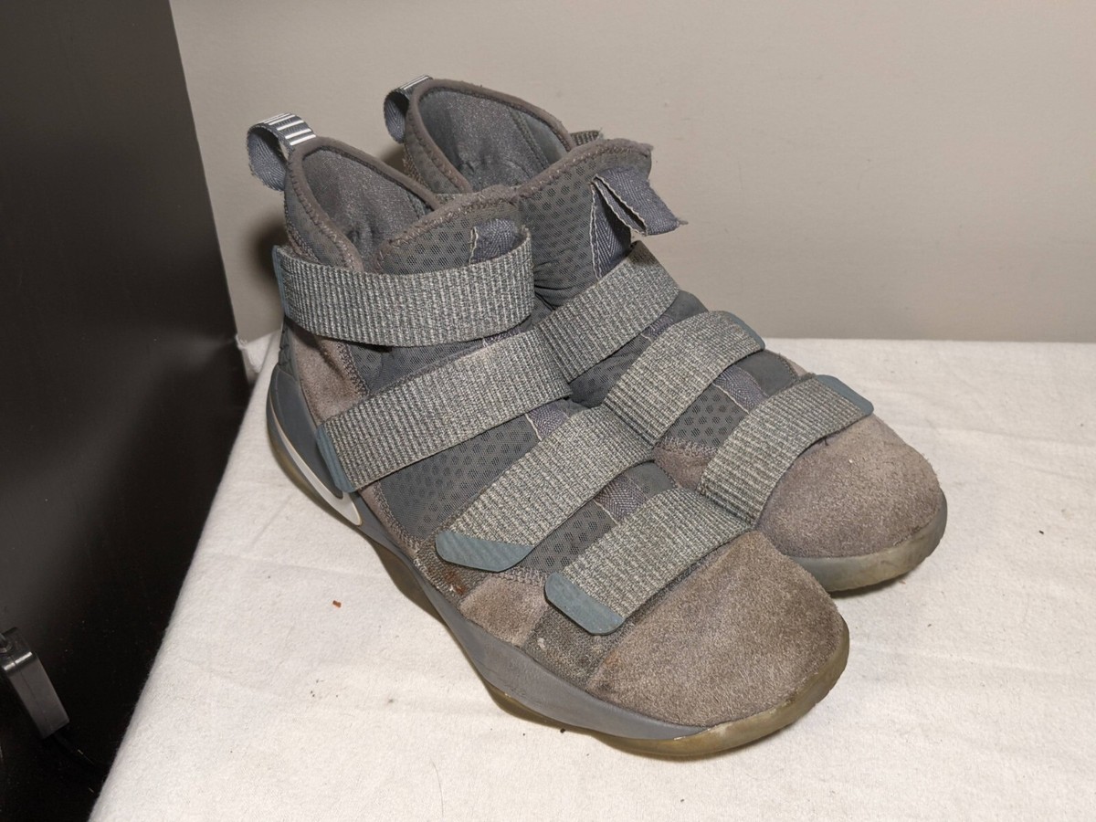 Size 12 Nike LeBron Soldier 11 Cool Grey for sale online