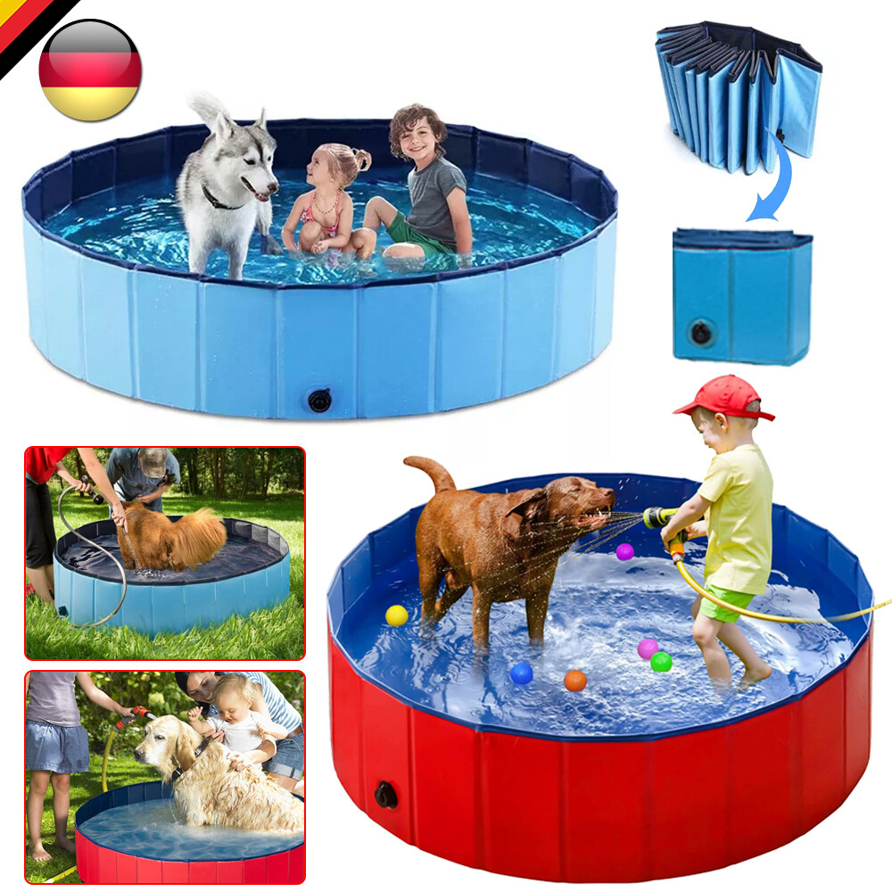 Klappbarer Kinderpool 160cm - Faltbar Ohne Aufblasen Für Garten & Innen