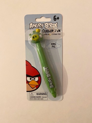 Angry Birds Clicker Pen King Pig Rare 2011 New Sealed - Picture 1 of 2