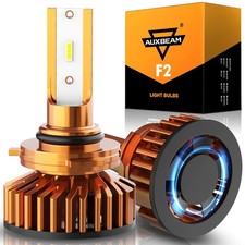 Auxbeam Hb4 9006 Led Headlight Bulb Kits Low Beam Cool White 6500k High Power 2x