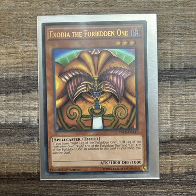 Yu-Gi-Oh! Exodia the Forbidden One Card 1st Edition YGLD-ENA17