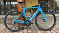 Bicicleta de carretera Saccarelli Speed One SRAM ROJO eTAP 11V bicicleta de disco de carbono