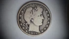 1914-P   Barber Half Dollar  LY and part IT  Very Low Mintage Coin VG