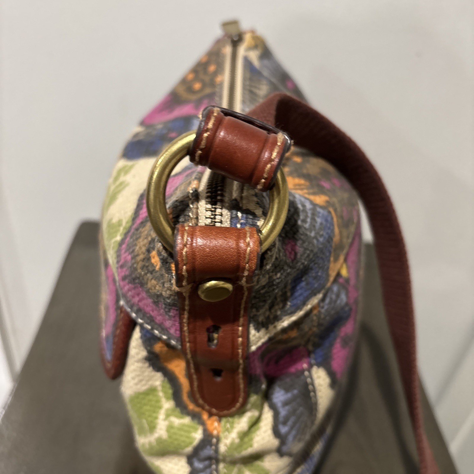 Boho patchwork Brown Tapestry , Shoulder  /Cross … - image 4