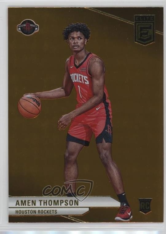 2023-24 Donruss Elite Rookies Orange Amen Thompson #246 15wb