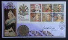 1999 20th British Monarchs Benham Coin PNC Signed Annette Crosbie