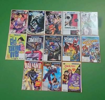 Huge Lot of 13 FCBD Free Comic Book Day Comic Books ROM Runescape Street Fighter