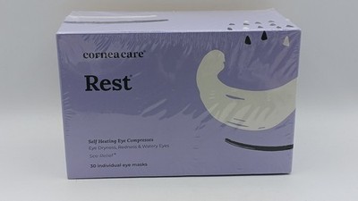 CorneaCare Rest Self Heating Warm Compress for Dry Eyes | Heated Eye Mask New