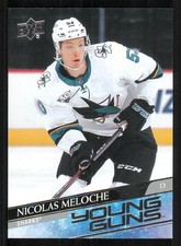 2020-21 Upper Deck #463 Nicolas Meloche Young Guns RC