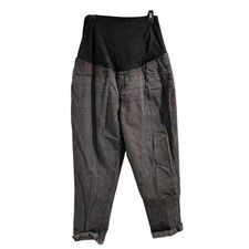 Ingrid  Isabel Maternity Boyfriend Jeans Black Wash Size 16