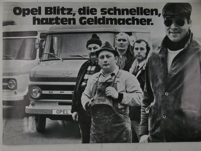 Opel Blitz The Fast Hard Money Makers 1970 Catalog To-10120