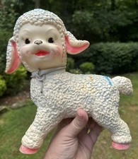 VTG 1961 Lamb Sheep Sun Rubber Co Head Turns