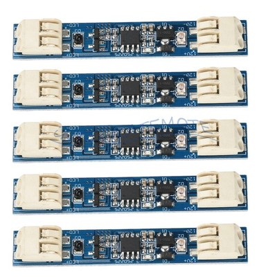 5x DC12-24V Induction Switch Cabinet Wardrobe Light Induction Module w/ Terminal