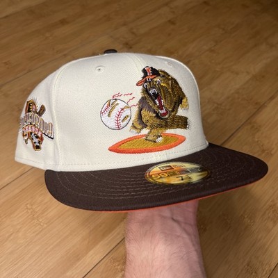 New Era 59FIFTY Fresno Grizzlies Cali League White Brown OrangeUV