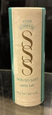 Avon Skin So Soft Original Fresh Satin Talc 3 Oz New And Full