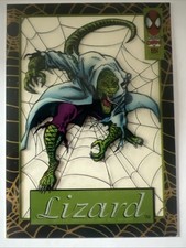1994 Lizard Suspended Anim Amazing Spider-Man Insert Card #12 of 12 Rare Mint