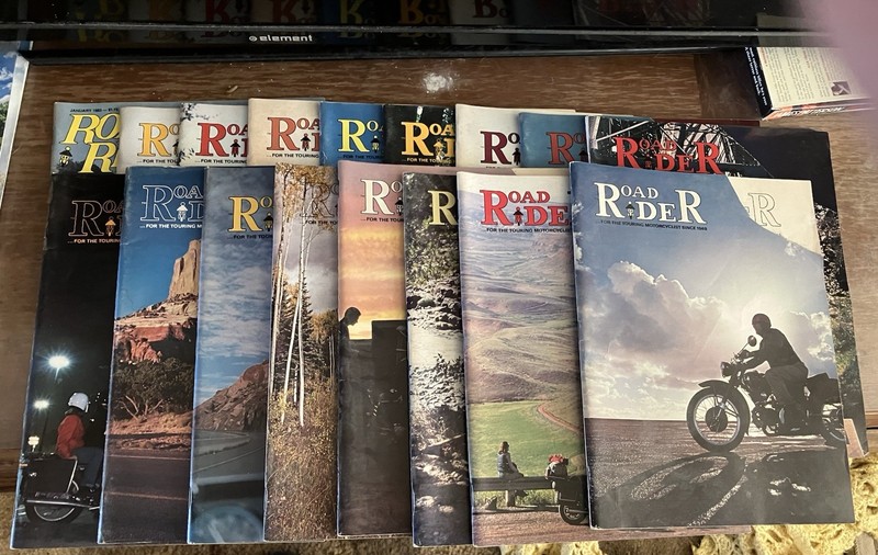 Lot of 28 Road Rider Magazines 1990s and 1980s Variety