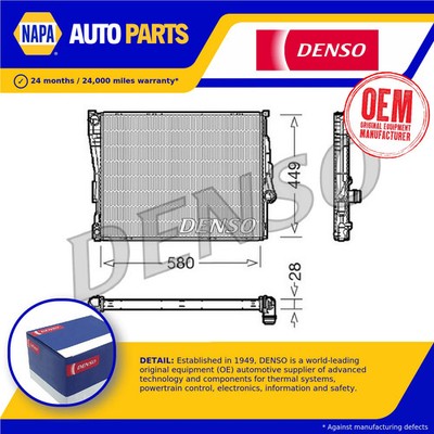 Radiator fits BMW Z4 M E85, E86 3.2 06 to 08 S54B32 for manual transmission New