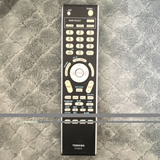 Toshiba TV Remote Control CT-90276 For Toshiba Wireless Black/Silver
