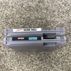 Nintendo NES Game Lot With Manuals Super Glove Ball Silent Service 