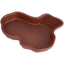 Reptile Bathing Pool Turtle Bath With Ramp Tortoise Feeder Tortoise Water Dish