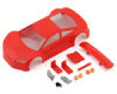 Jomurema Part #JOM280371 JR-GT01 Mini-Z MR-03 Hard Body Set 98mm (Light Red)