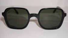 L.G.R Sunglasses MANDA EXPLORER 3996 Square Black Green 49 22 145