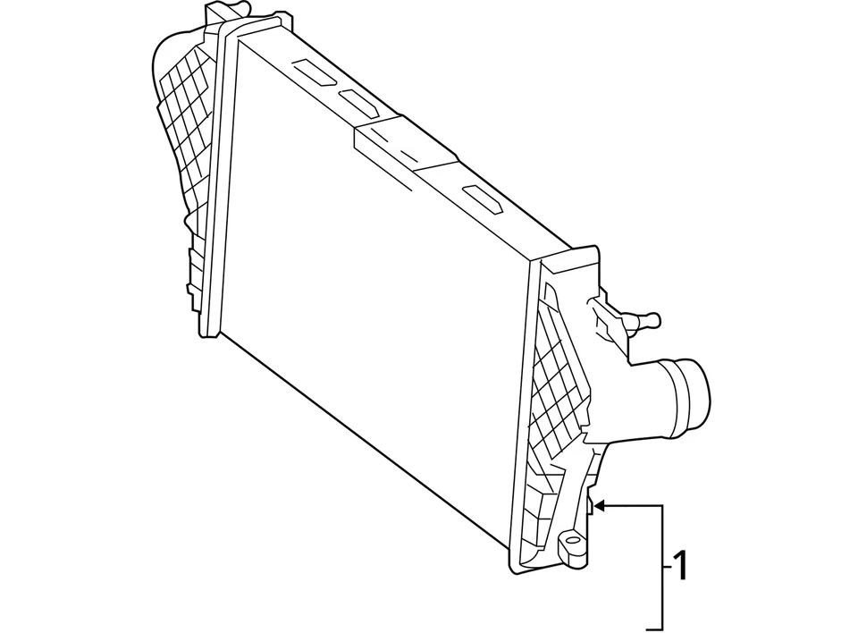Mercedes GL350 GLE350D 2012-2017 GLS350D ML350 (W166 X166) INTERCOOLER DIÉSEL Foto 4 de 4