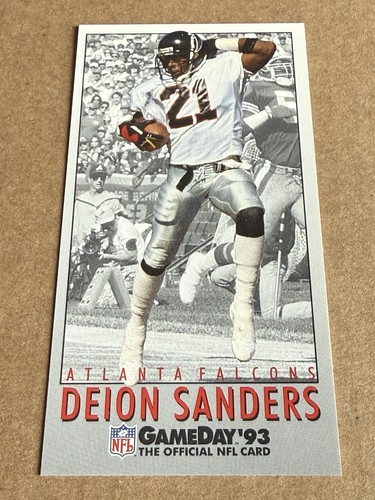 Deion Sanders #21 1993 Fleer Gameday card