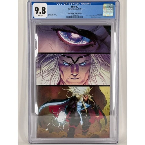 THOR #2 Fifth Printing Virgin Variant — Marvel Comic Book: High-Grade 9.8 CGC.