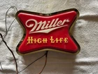 Vintage Miller High Life Lighted Sign – Champagne of Beers F-402111 RARE